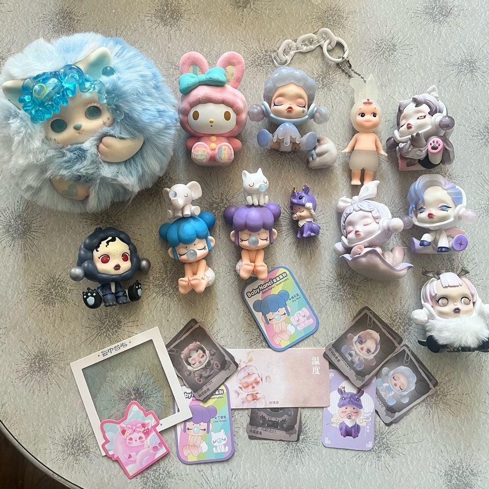 POP MART SONNY ANGEL SKULLPANDA NANCI SANRIO BLIND BOX FIGURINE BUNDLE LOT